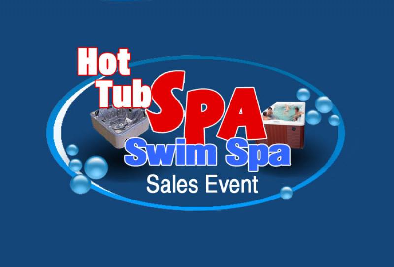 Hot Tub & Swim Spa Tent Sale