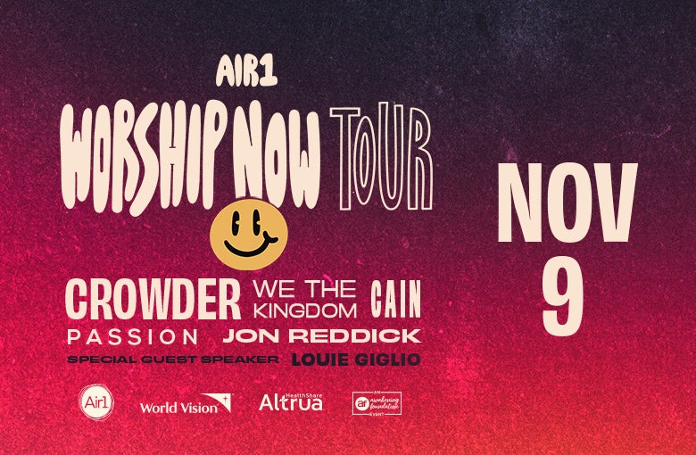 More Info for AIR1 WORSHIP NOW TOUR IS COMING THIS FALL