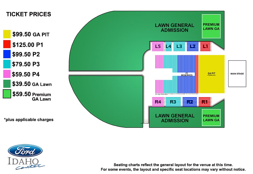 Ford Center Seating Chart Idaho Two Birds Home