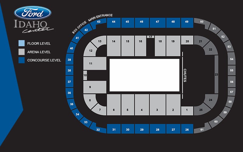Seating Charts | Ford Idaho Center