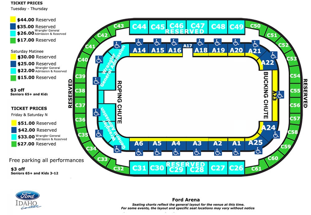 Ford Center Seating Chart With Rows