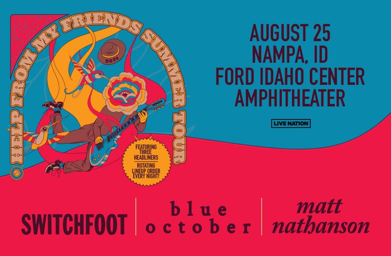 More Info for Switchfoot / Blue October / Matt Nathanson- Help From My Friends Tour 2024