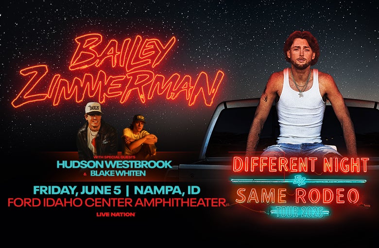 BAILEY ZIMMERMAN ANNOUNCES 2026 DIFFERENT NIGHT SAME RODEO TOUR